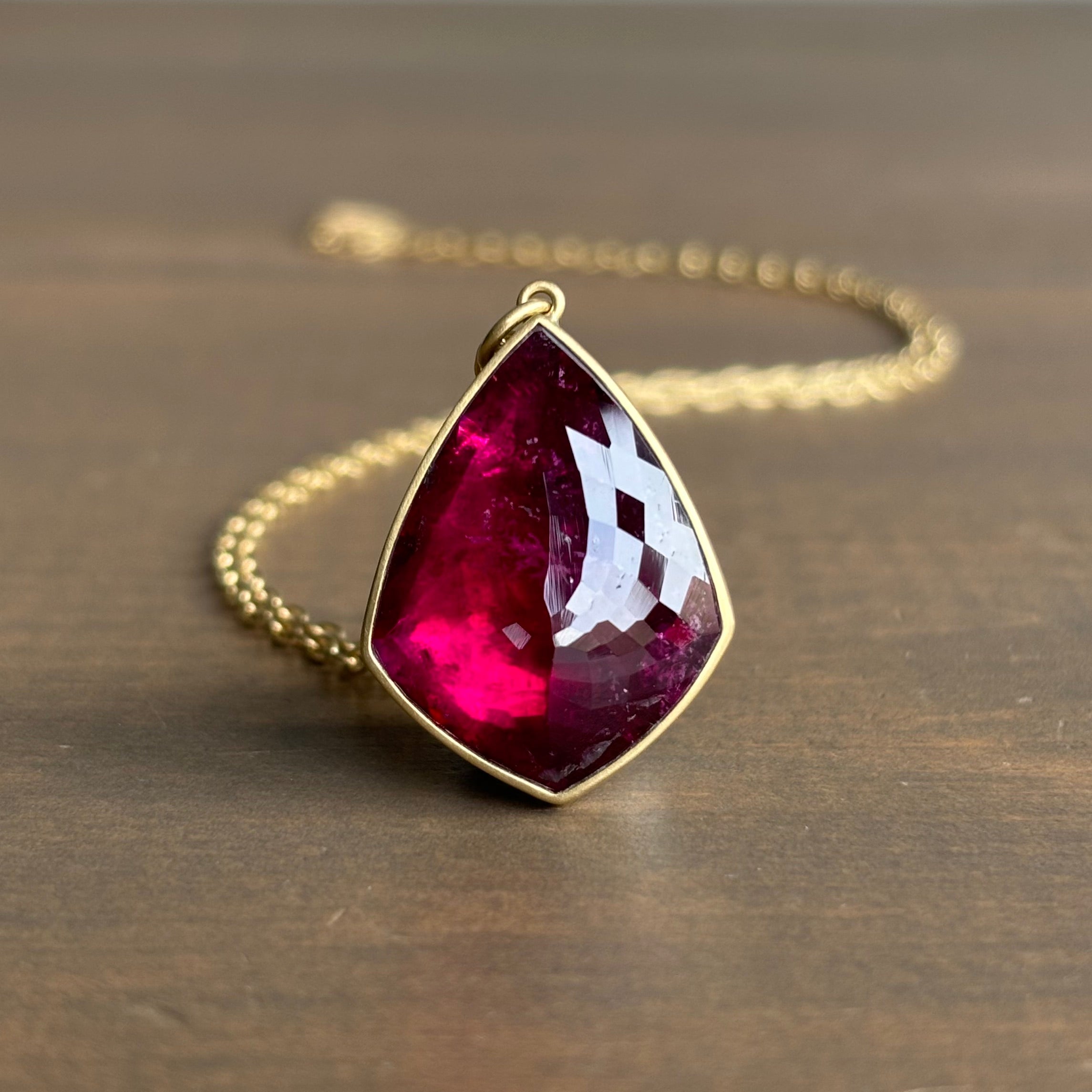 Rubellite tourmaline pendant store