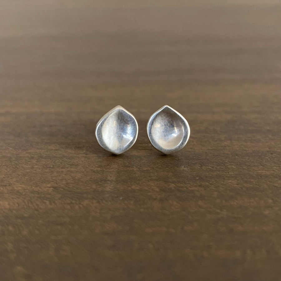 Silver Seed Stud Earrings