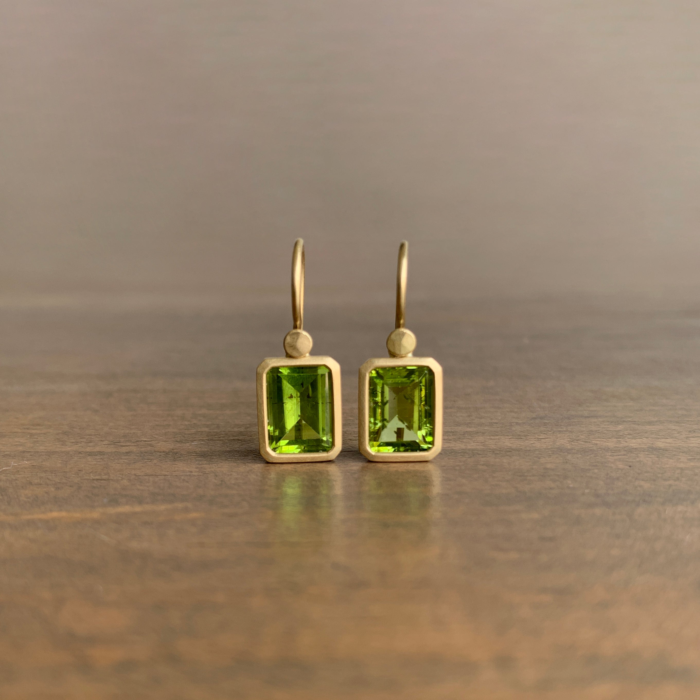 Buy Vintage Peridot Earrings, Gold Drop Earrings, Chevron Earrings, Olive  Green Earrings, Green Crystal, Herringbone Jewellery, Pierced Ears Online  in India - Etsy