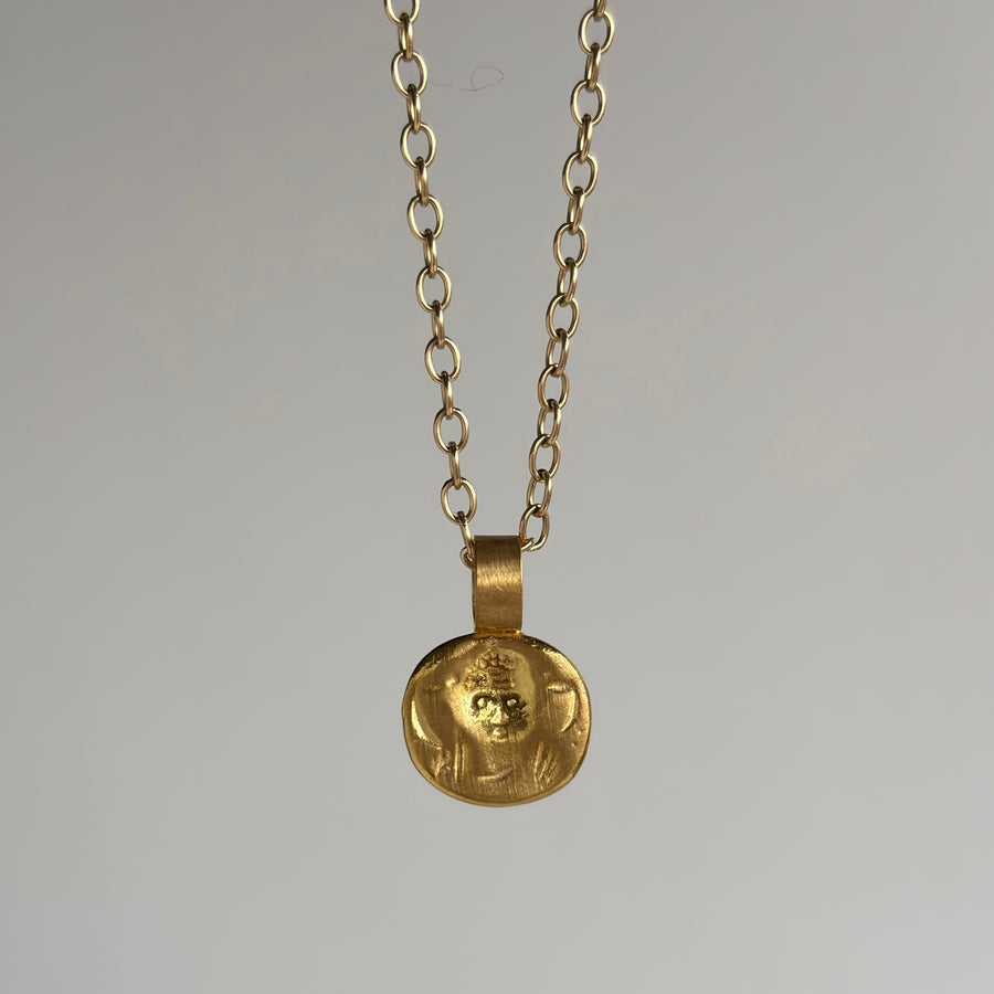 22k Gold Empress Pendant