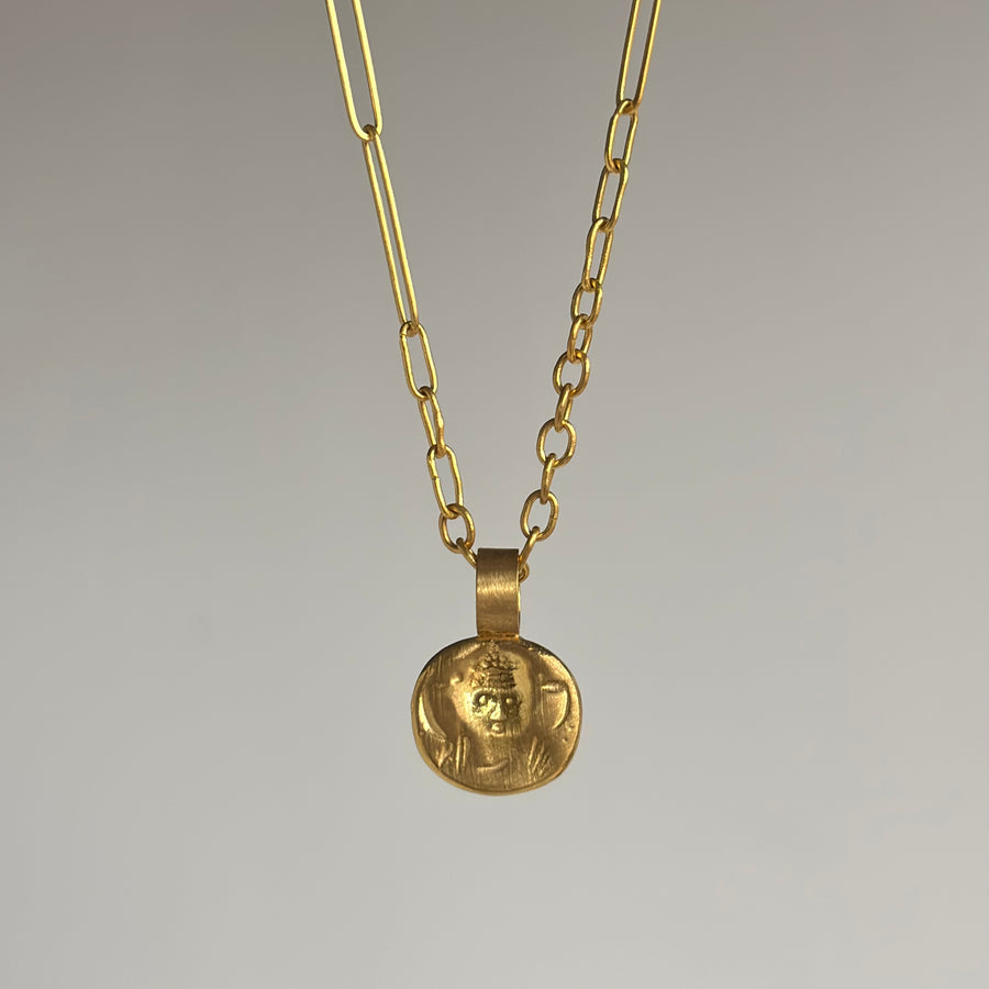 22k Gold Empress Pendant