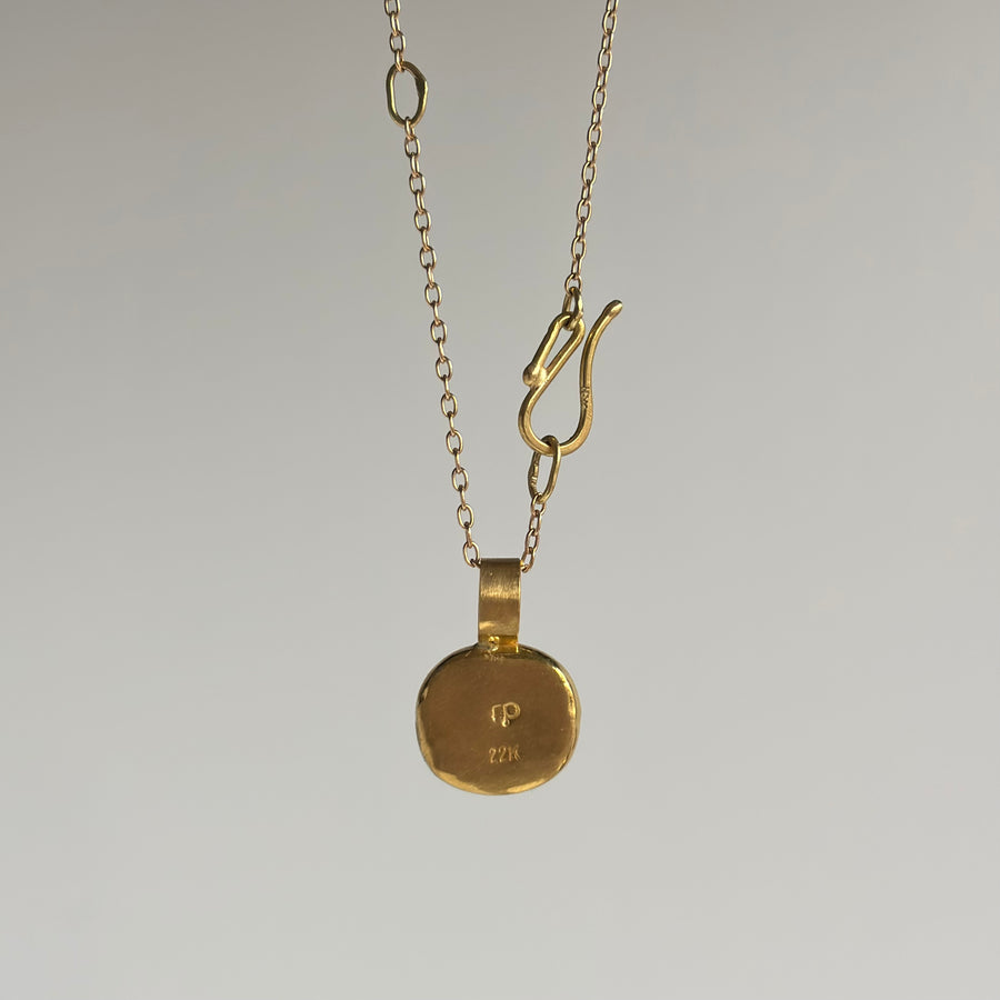 22k Gold Empress Pendant