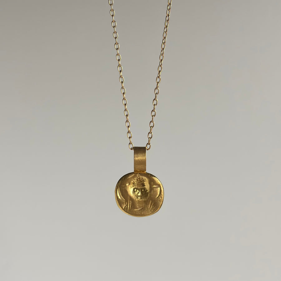 22k Gold Empress Pendant