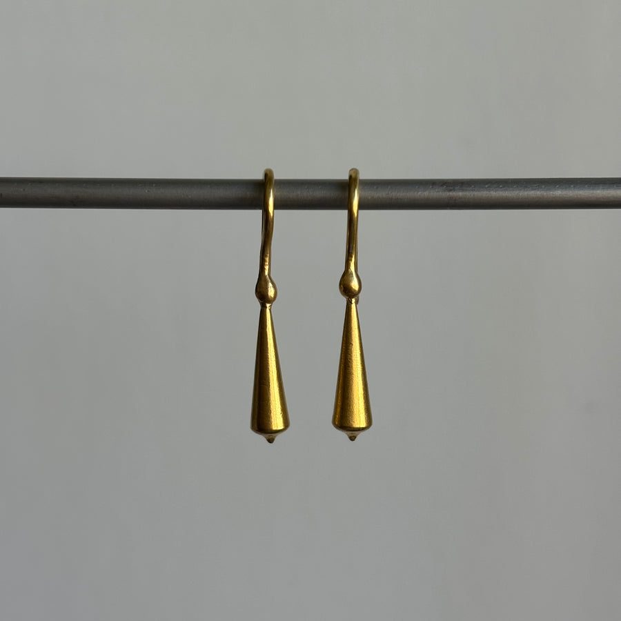 Tapered Pod Drop Earrings