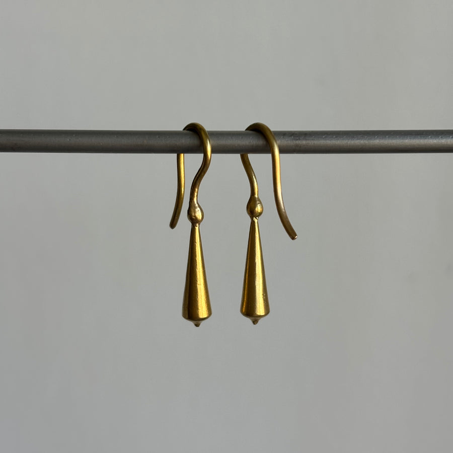 Tapered Pod Drop Earrings