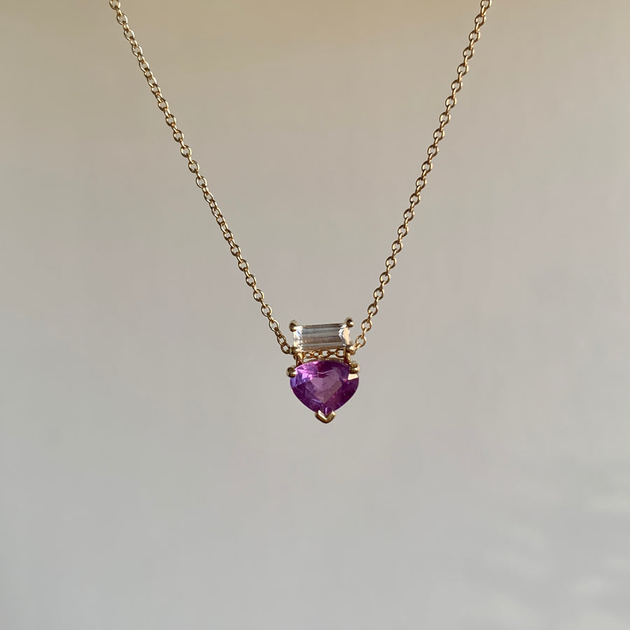 Paired Sapphire Pendant