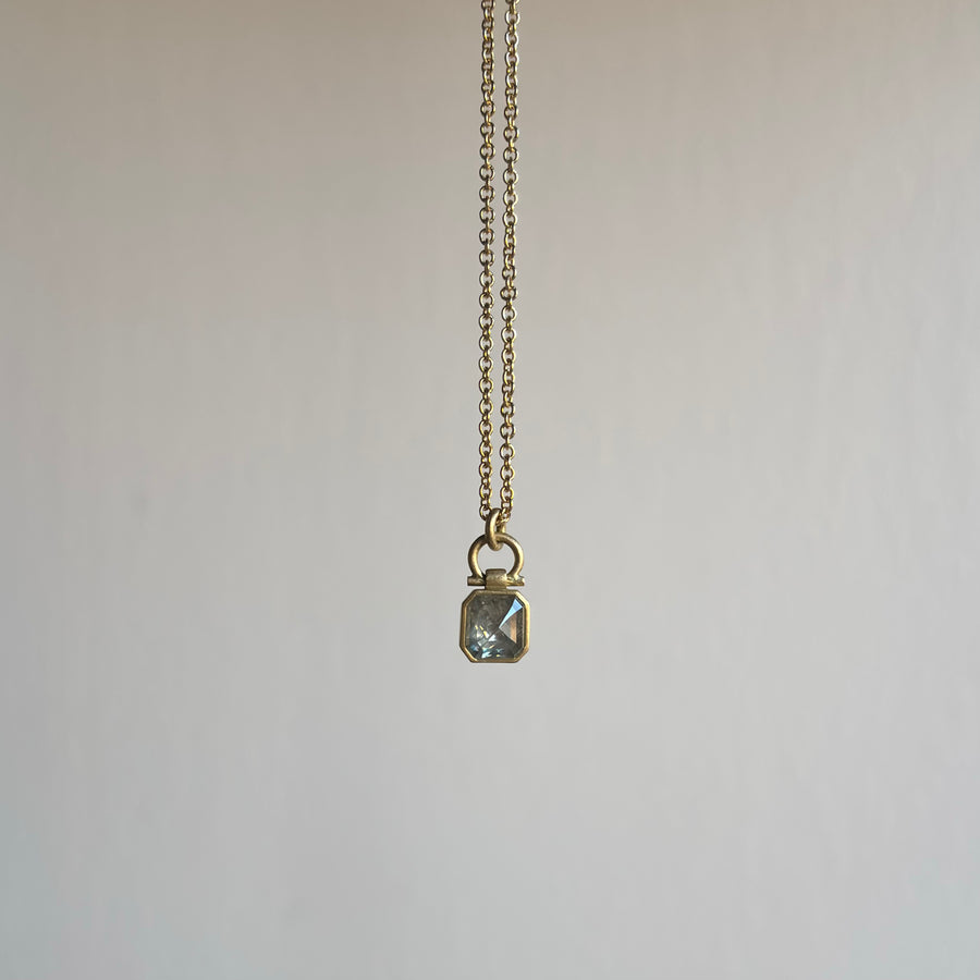 Octagon Diamond Pendant