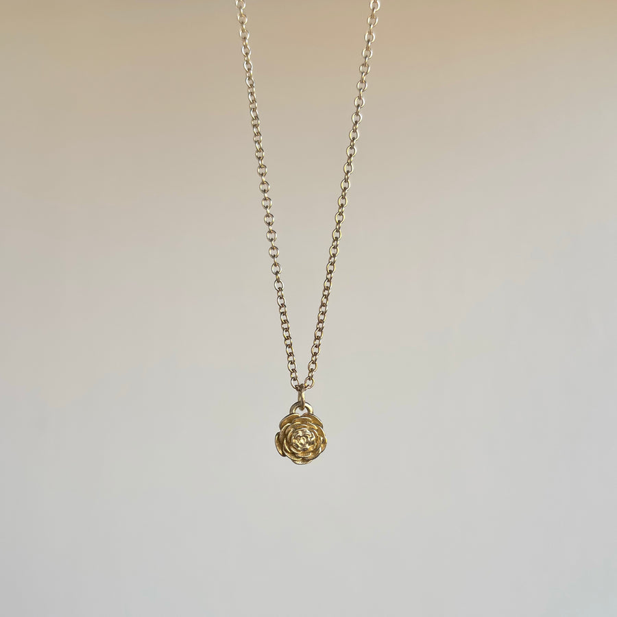 Gold Rose Garden Necklace