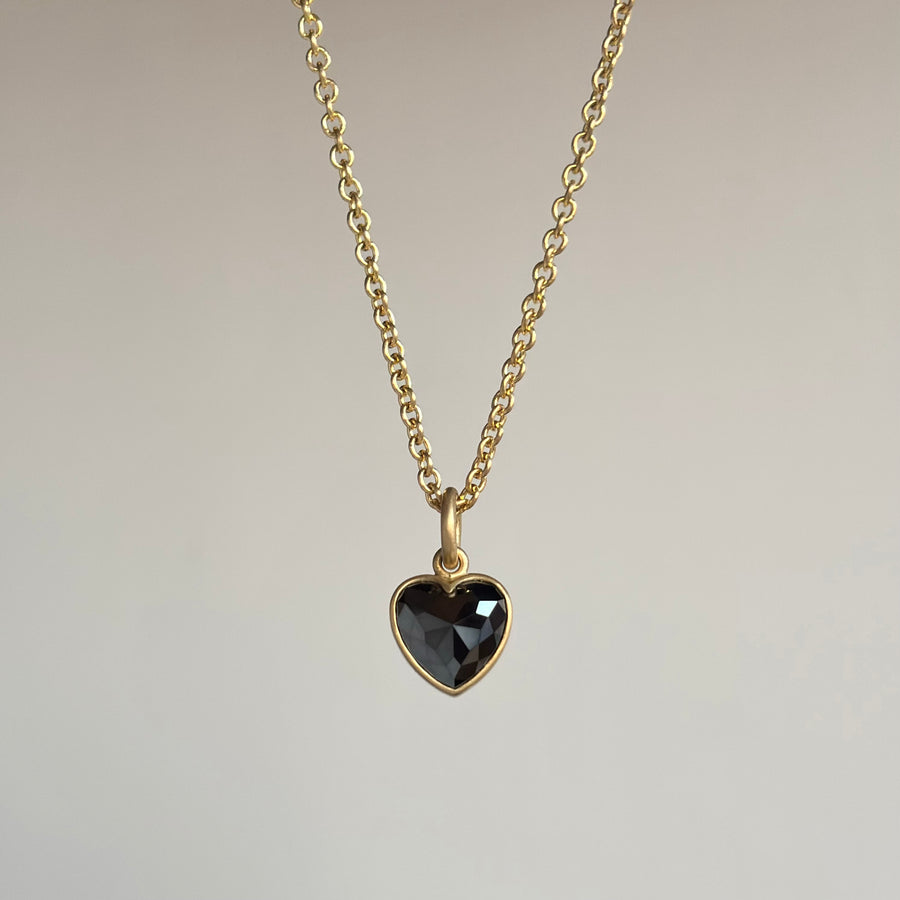 Black Diamond Sweetheart Pendant