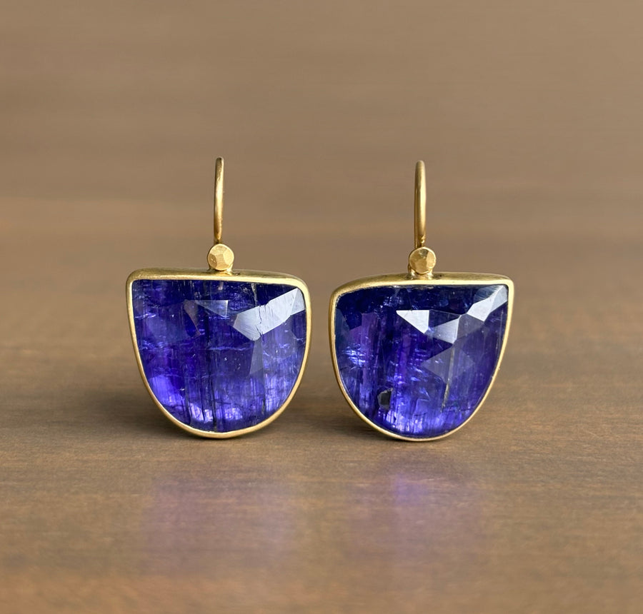 Tanzanite Demilune Earrings