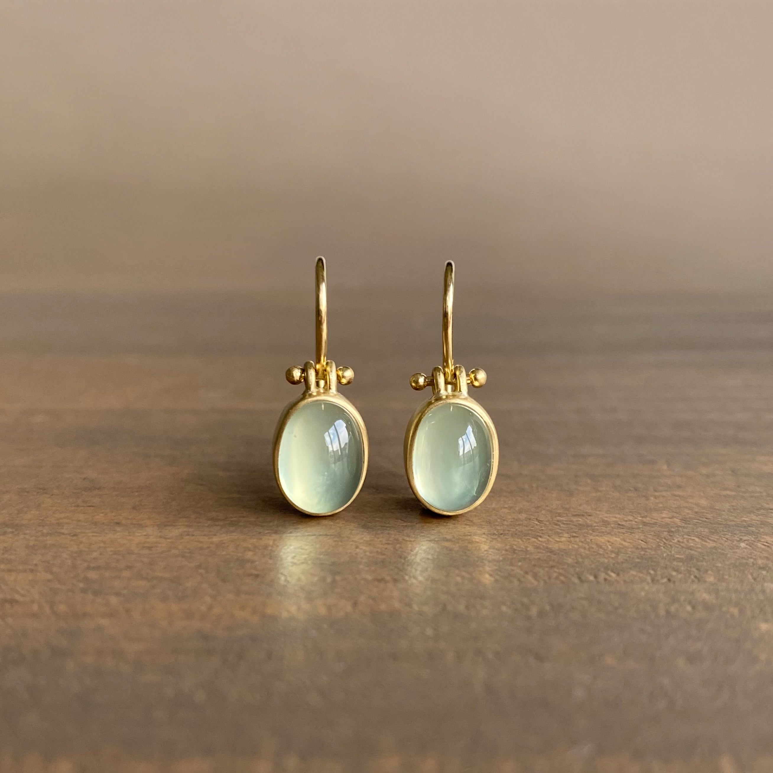 Prehnite earrings store