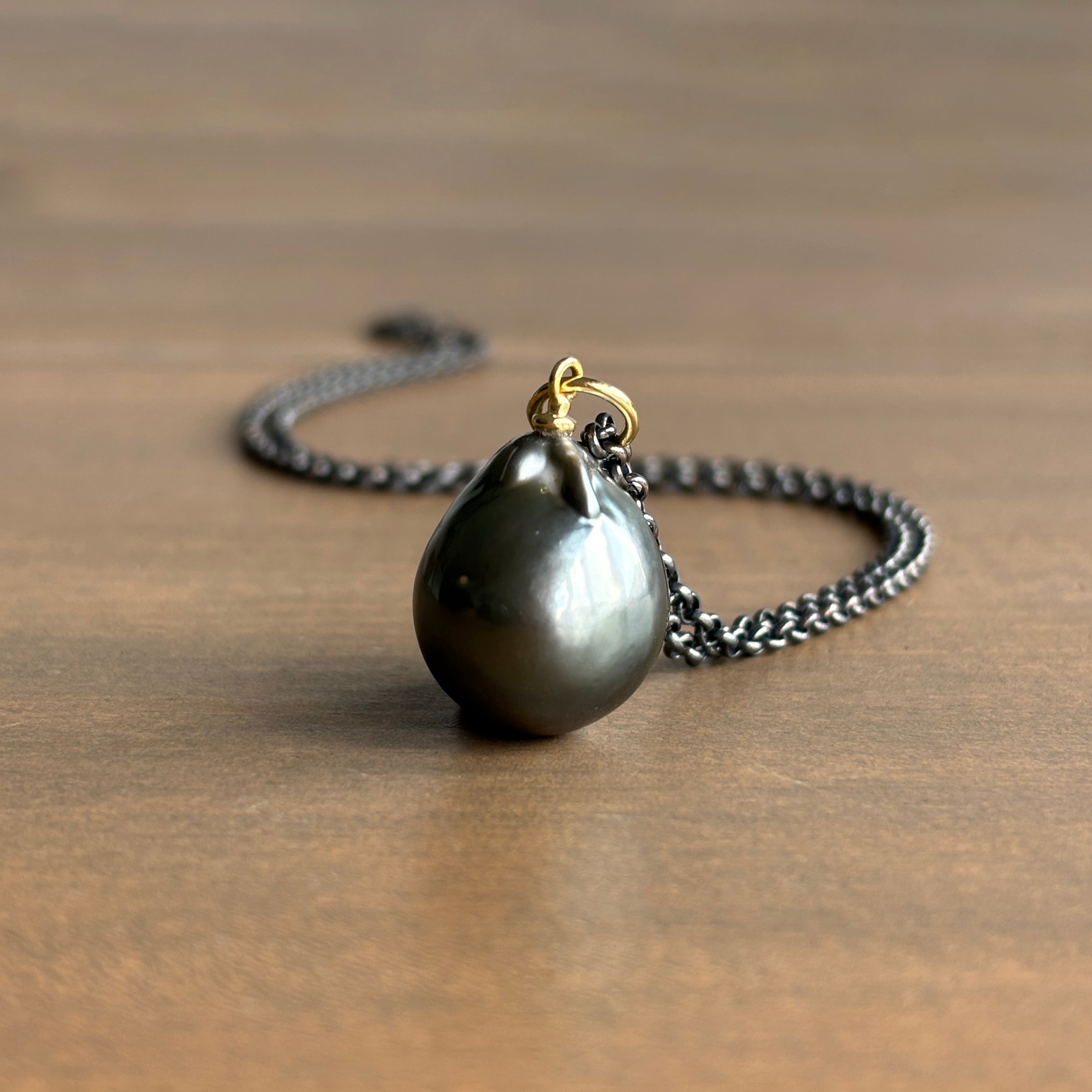 Online Pendant Black Tahitian Pearl