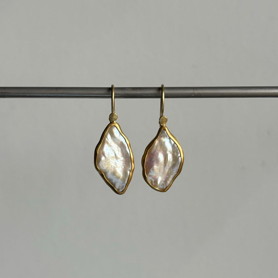 Pearl Chip Earrings