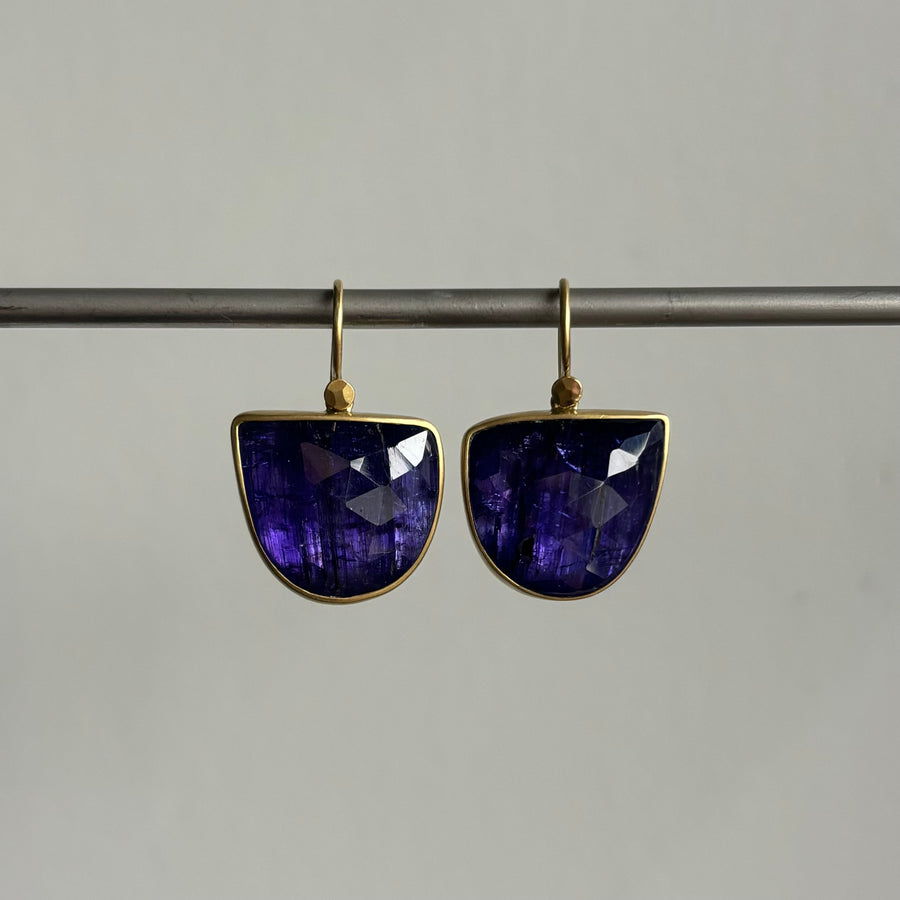 Tanzanite Demilune Earrings