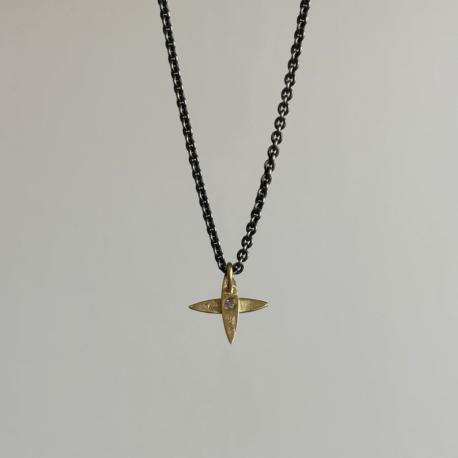 Star Cross Diamond Pendant