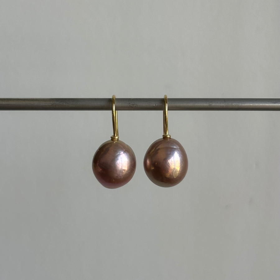 Pink Freshwater Pearl Earrings