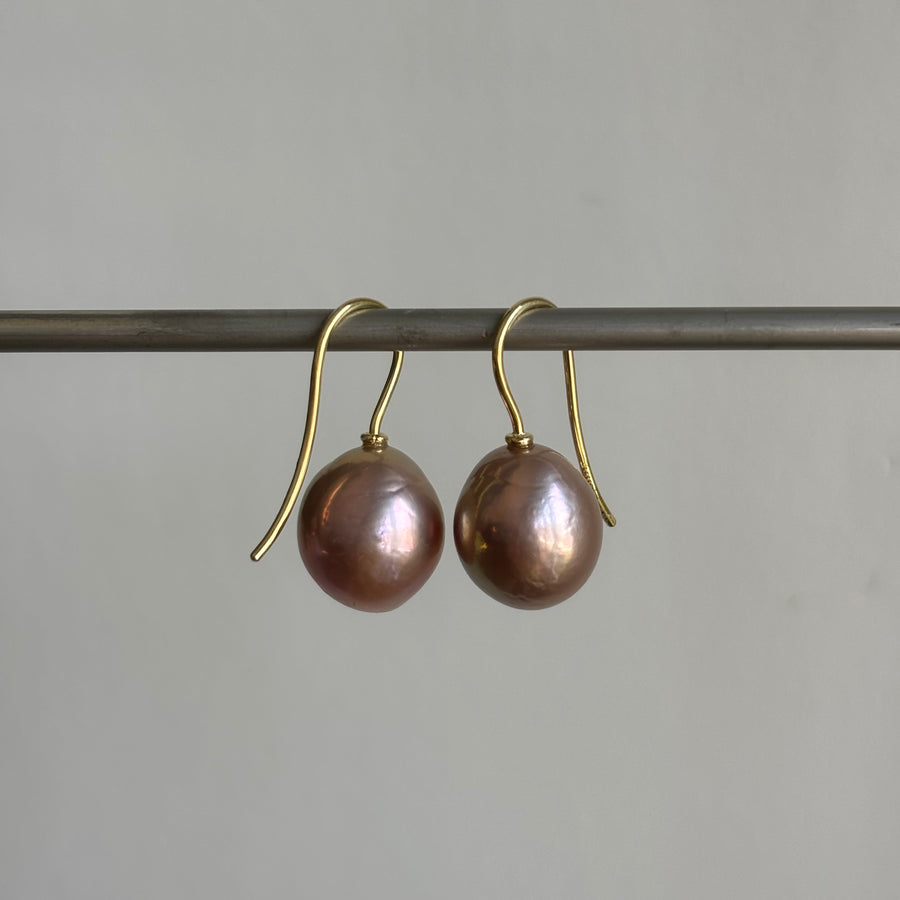 Pink Freshwater Pearl Earrings