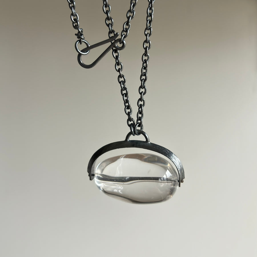 Big Quartz Spinner Necklace