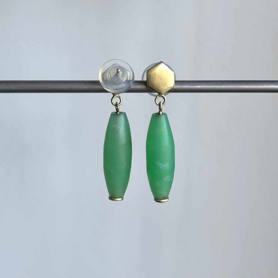 Theia Chrysoprase Post Earrings