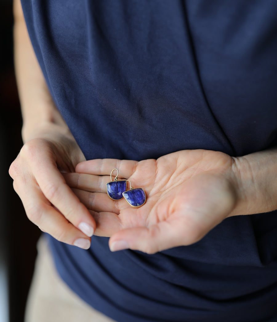 Tanzanite Demilune Earrings