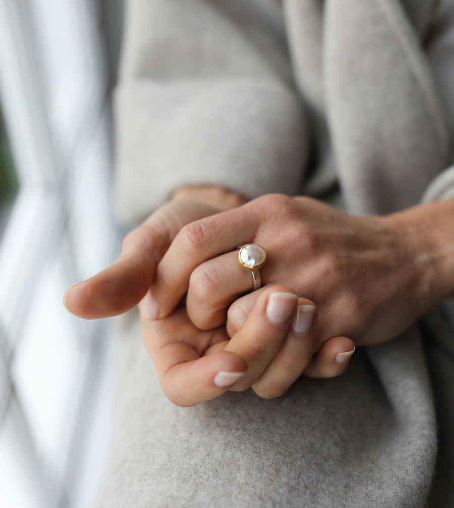 Pearl Bud Ring