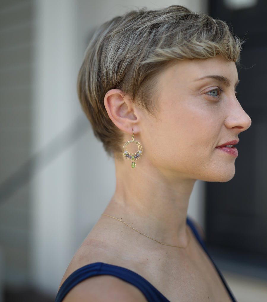 Small Party Hoop Earrings