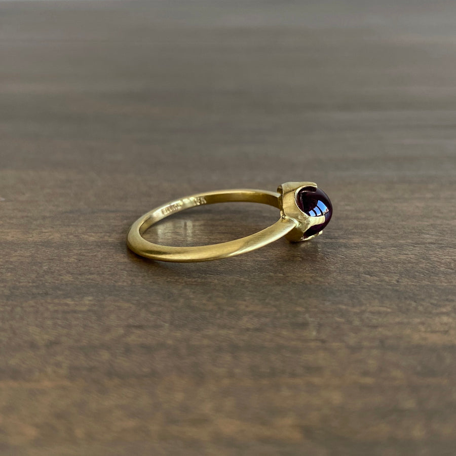 Mimi Favre Rhodolite Garnet Claw Set Ring – Meeka Fine Jewelry